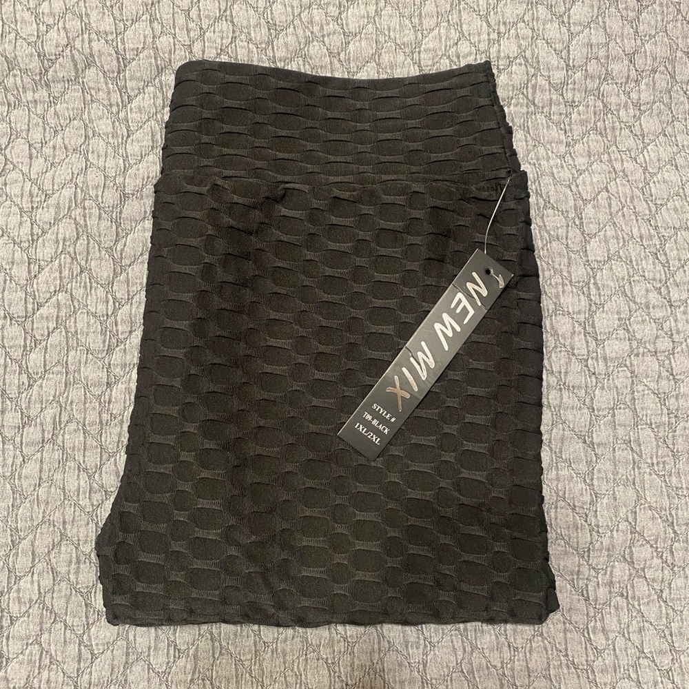 Scrunched detailed leggings